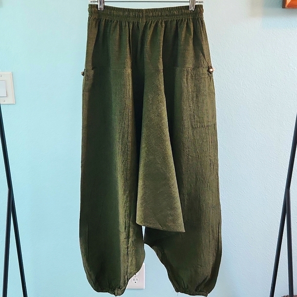 Nepalese Yoga Harem Pants - Picture 3 of 8